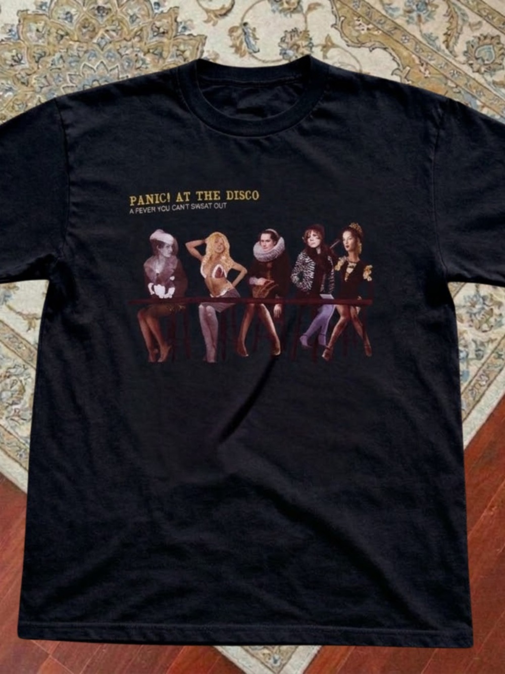 Gildan Black Panic! At The Disco Graphic Tee
